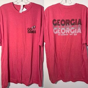 NWT Georgia Bulldogs Sick Em Red T-Shirt